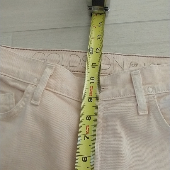 Goldsign for JCrew Light Peach Straight Leg Jeans - Picture 6 of 8